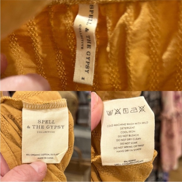 SET Spell Bonnie Organic Cotton Crop and Midi Skirt - Picture 14 of 16